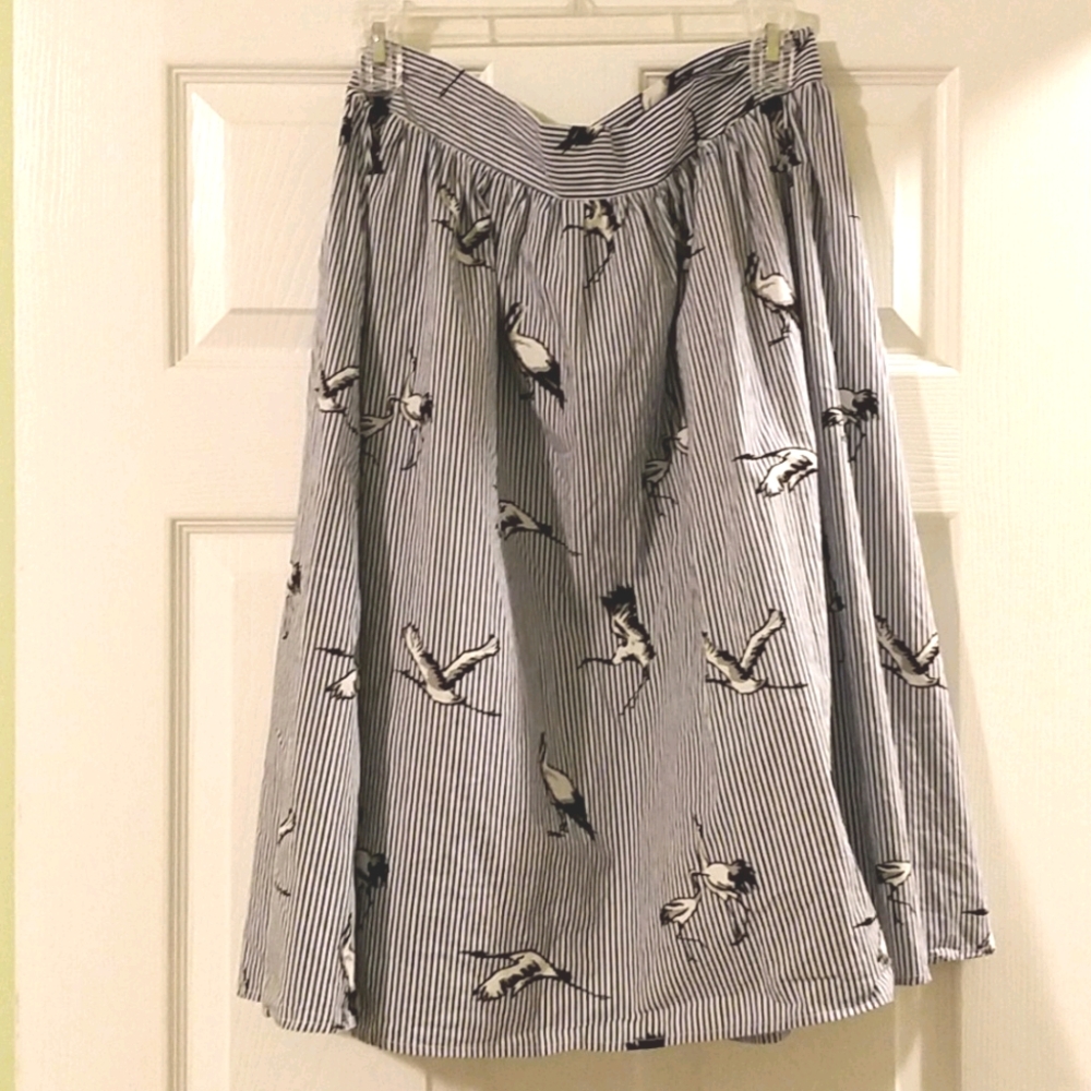 Cute knee length A line skirt